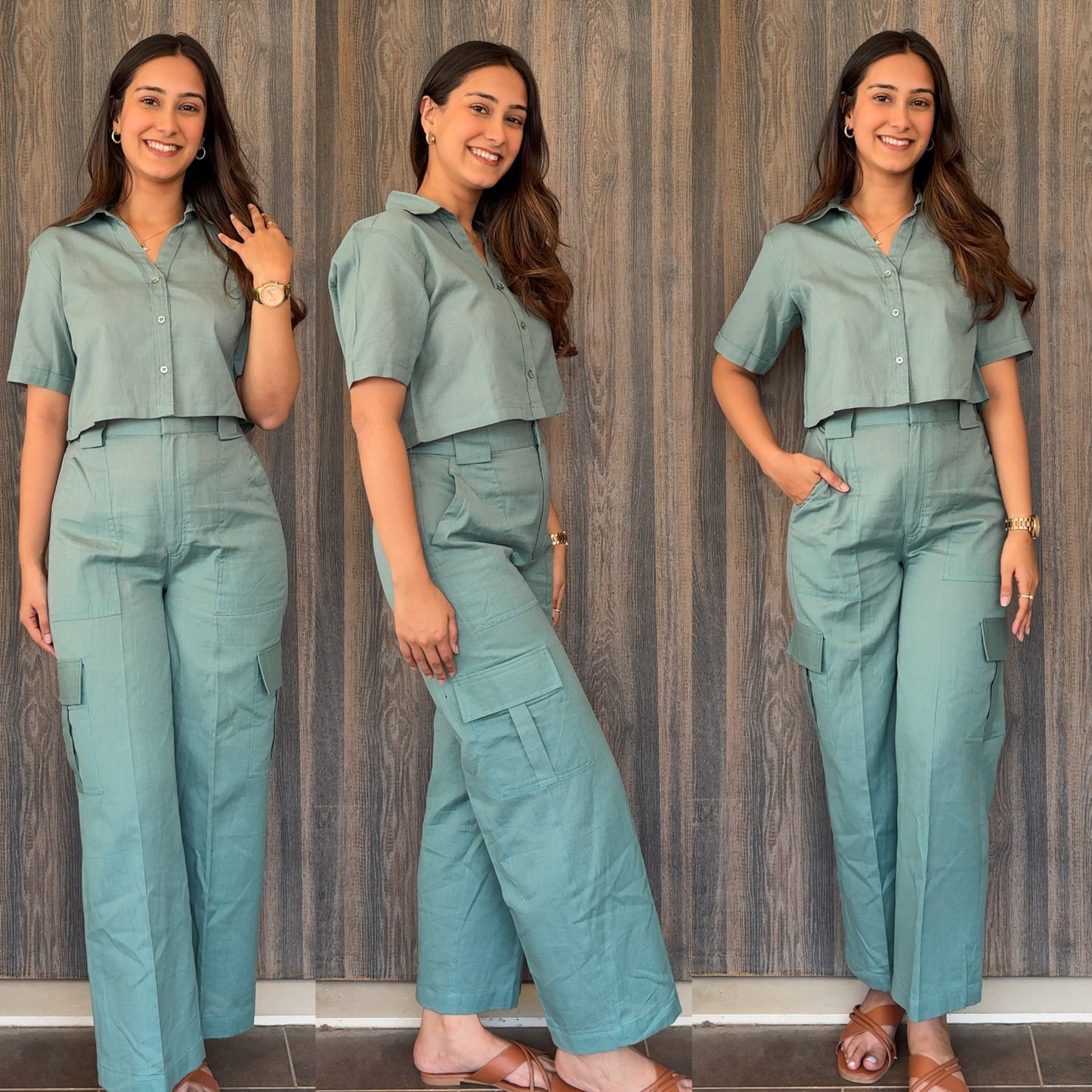 ZOEY SET —Steel blue