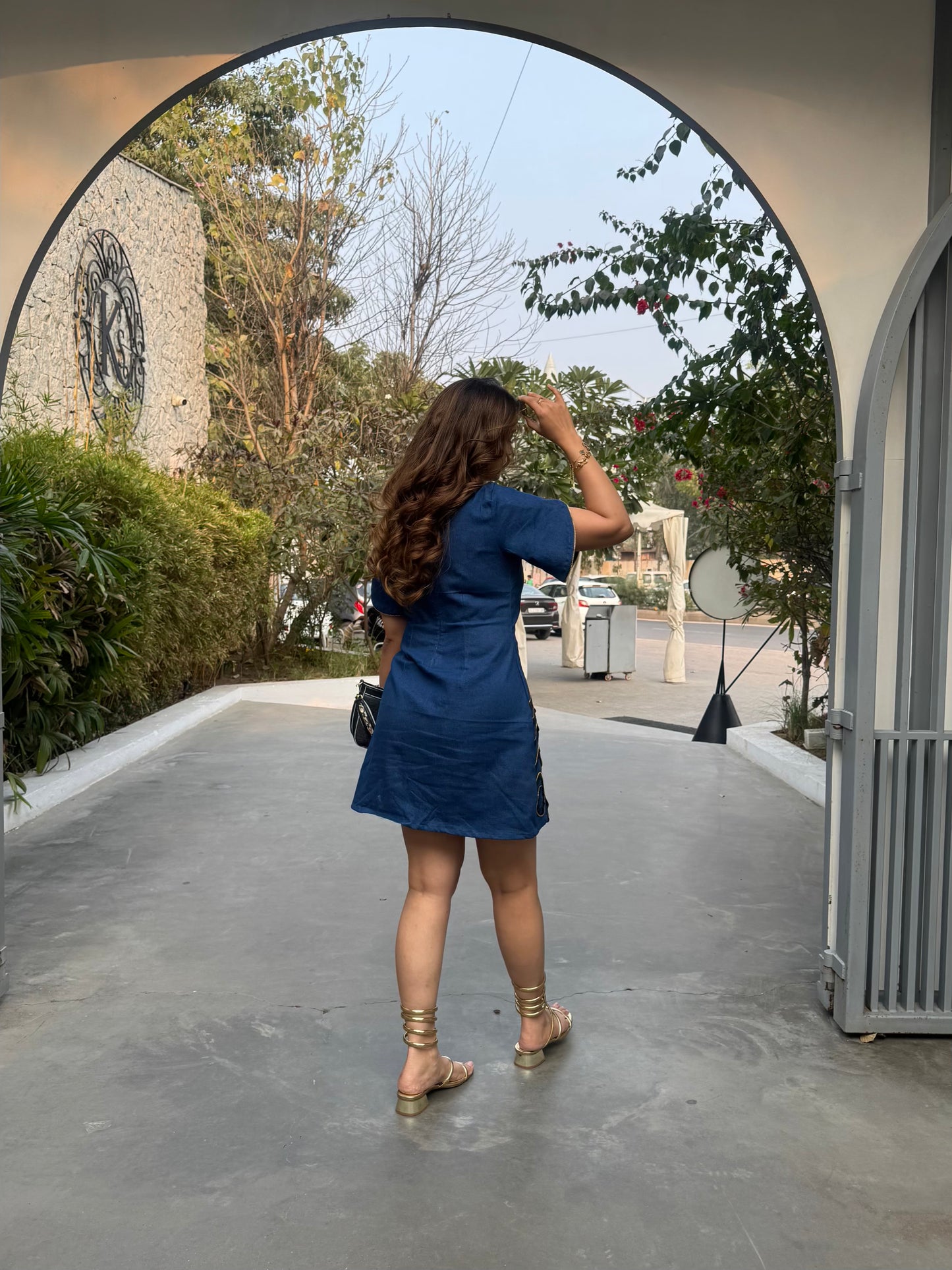 AMY DENIM DRESS