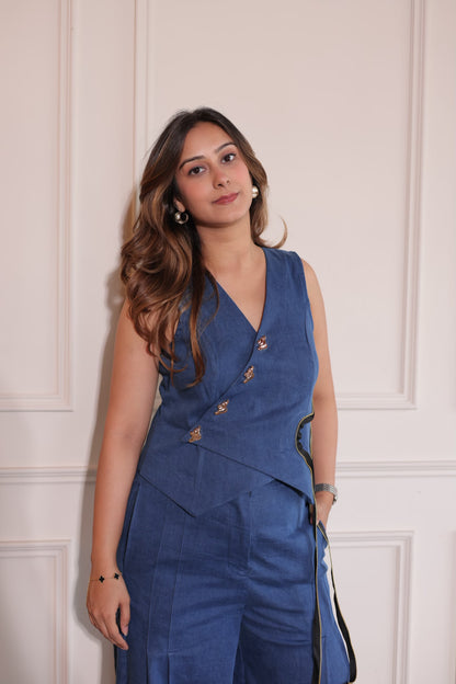 CELESTIAL DENIM WAISTCOAT