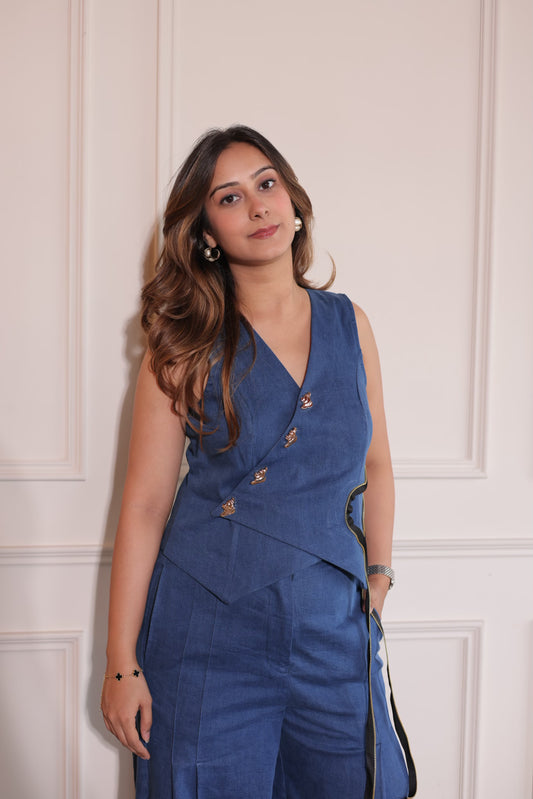 CELESTIAL DENIM WAISTCOAT