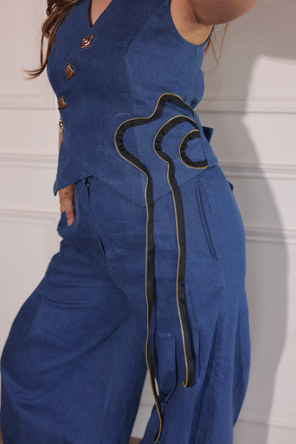 CELESTIAL DENIM WAISTCOAT