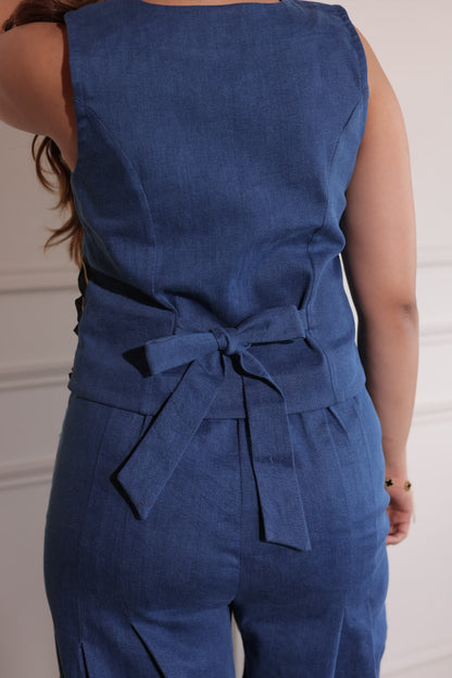 CELESTIAL DENIM WAISTCOAT