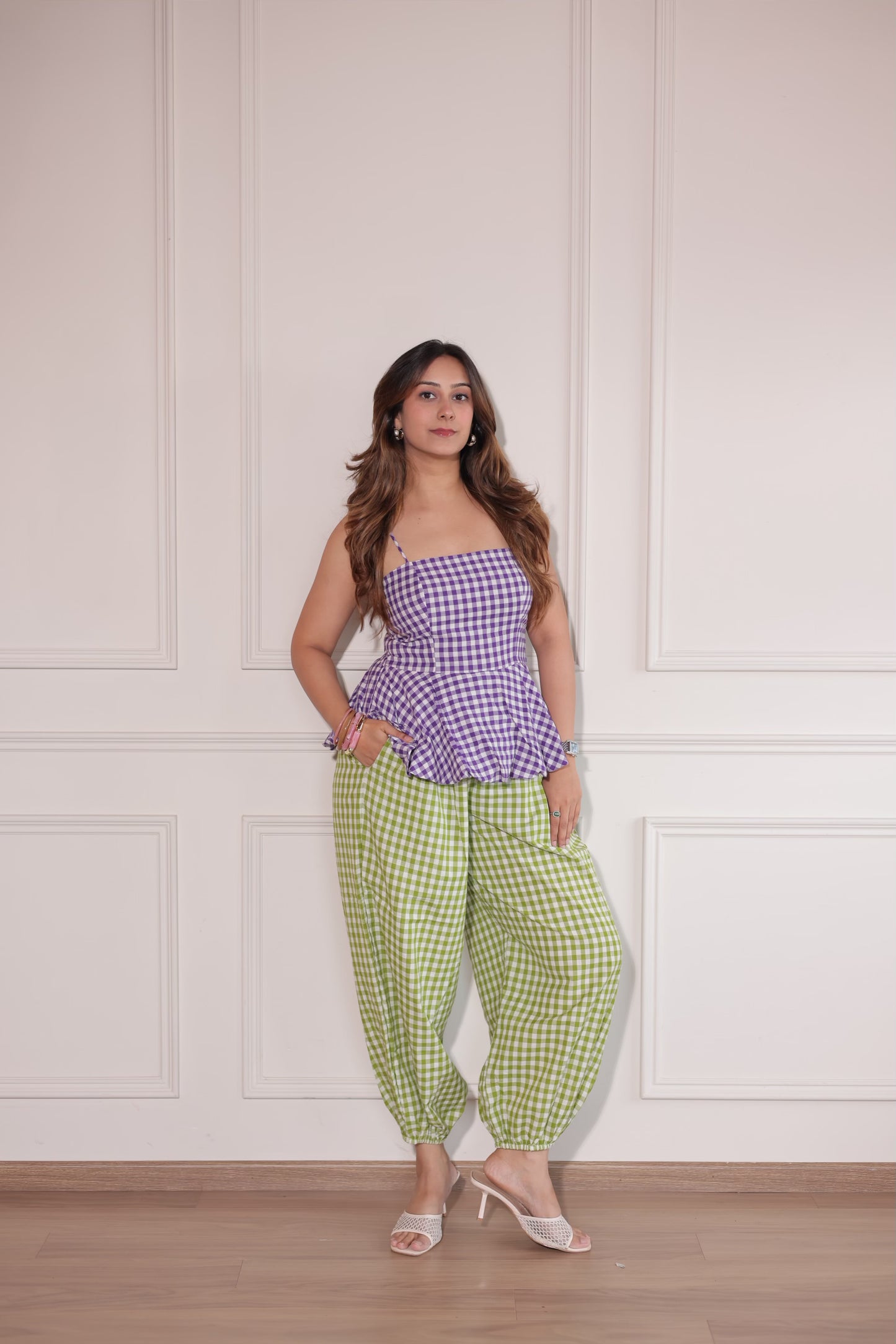 DOLCE GINGHAM TOP