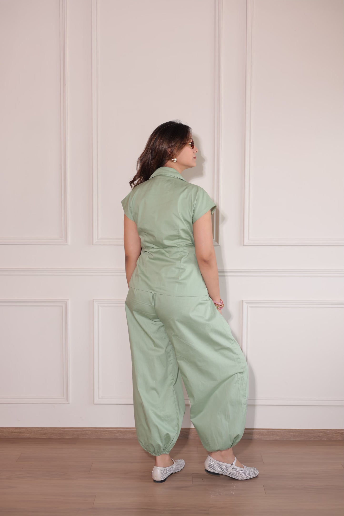 SAGE BALLOON PANTS