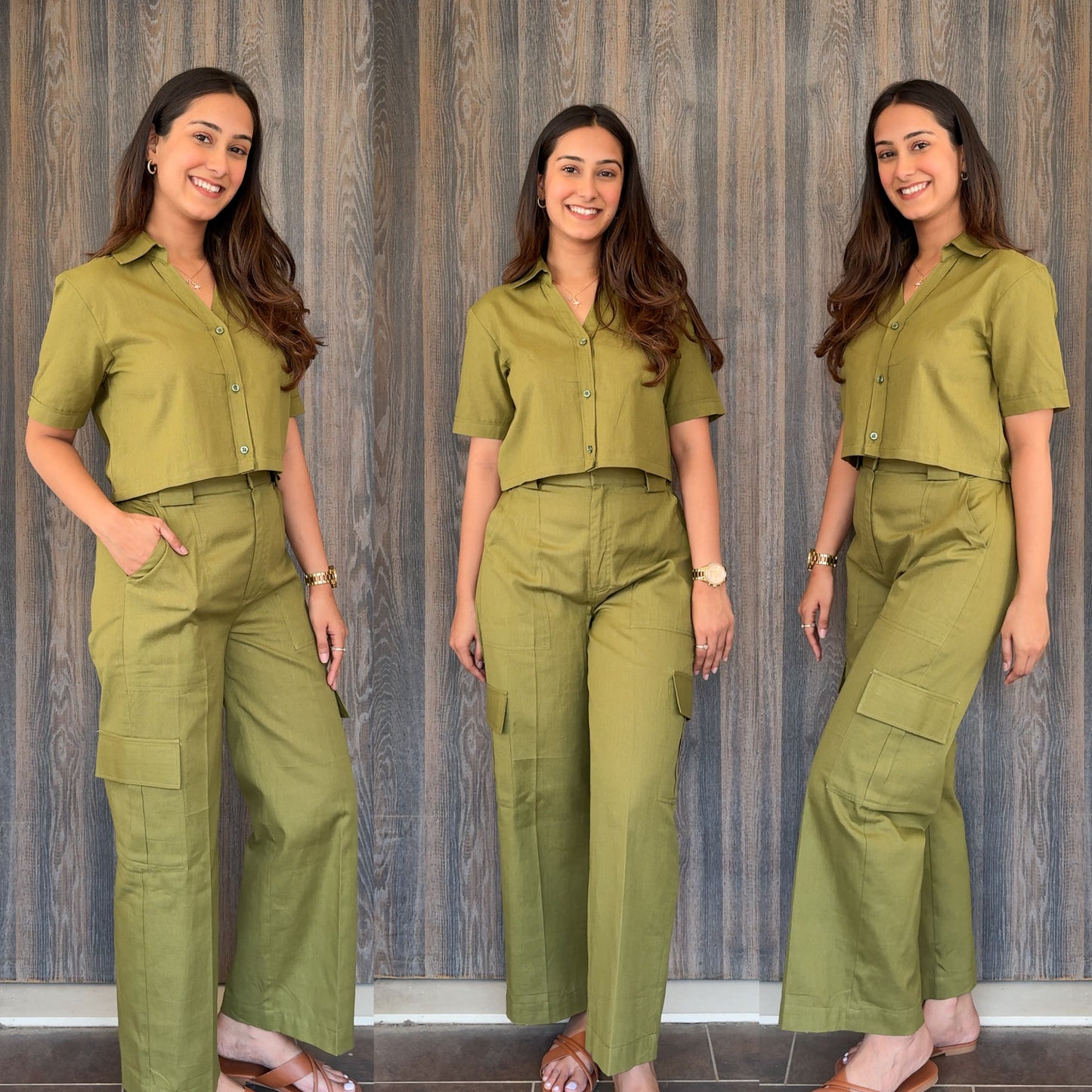 ZOEY SET —Steel blue