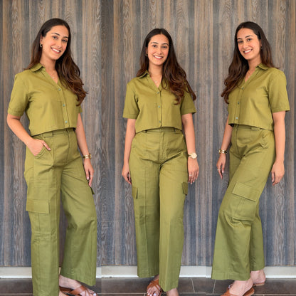 ZOEY SET —Steel blue