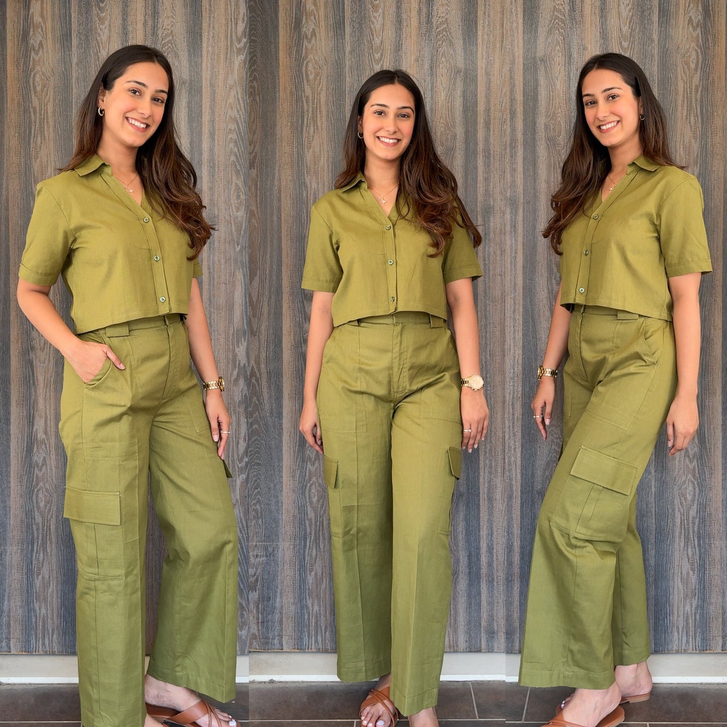 ZOEY SET — FIRE ORANGE