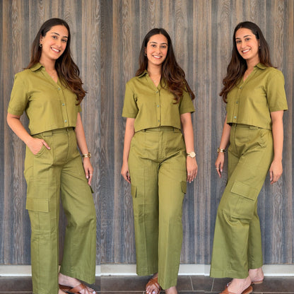 ZOEY SET — FIRE ORANGE
