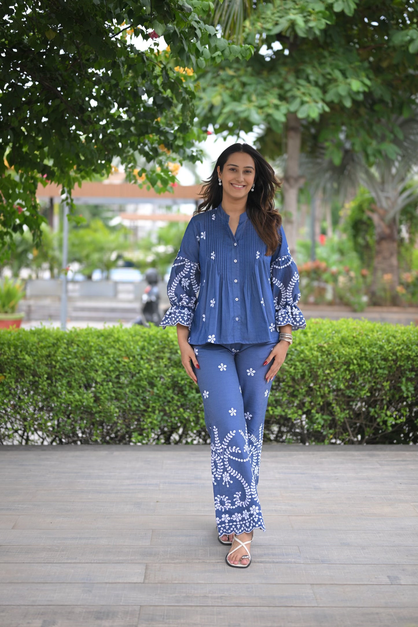 Isha Flare Denim Pants